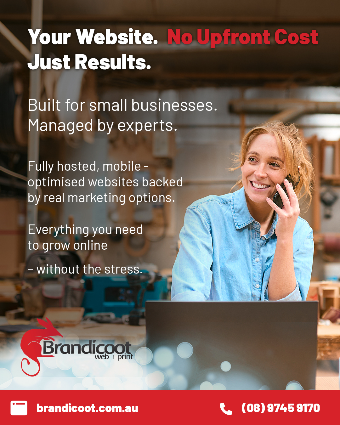 Brandicoot Facebook ad: Ready to grow?