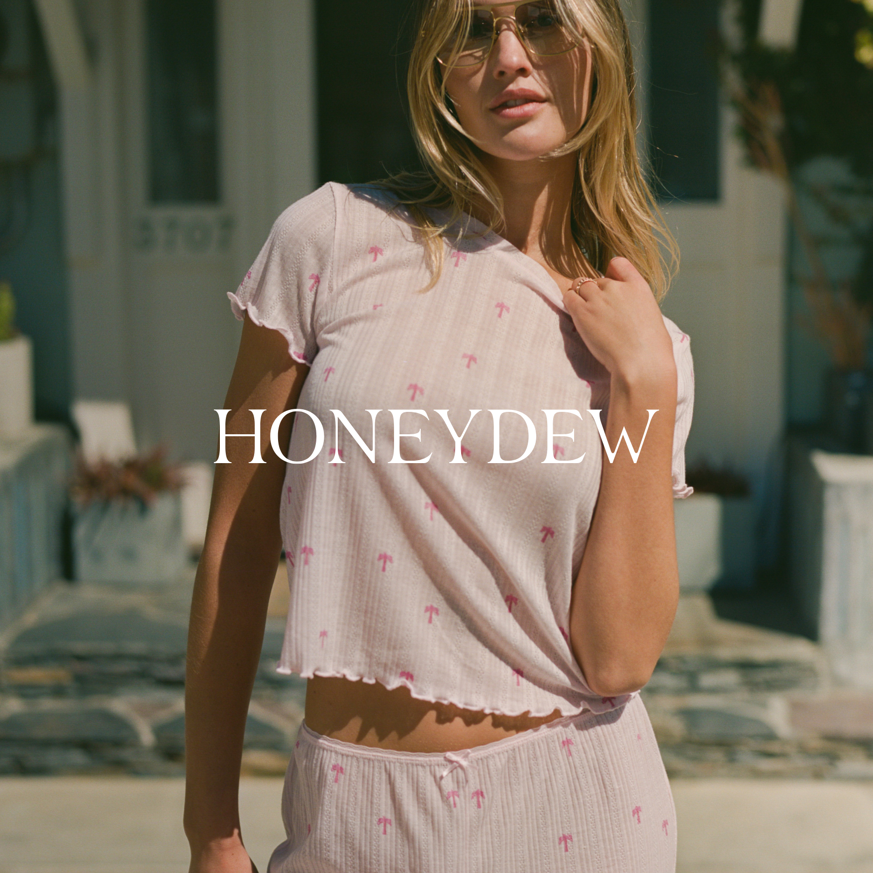 Honeydew Intimates Facebook ad: everyday sleep and lounge essentials from Honeydew.