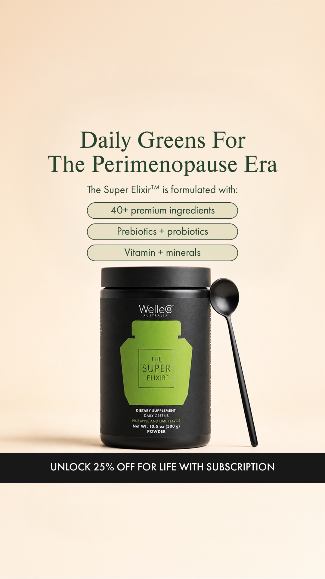 WelleCo Facebook ad