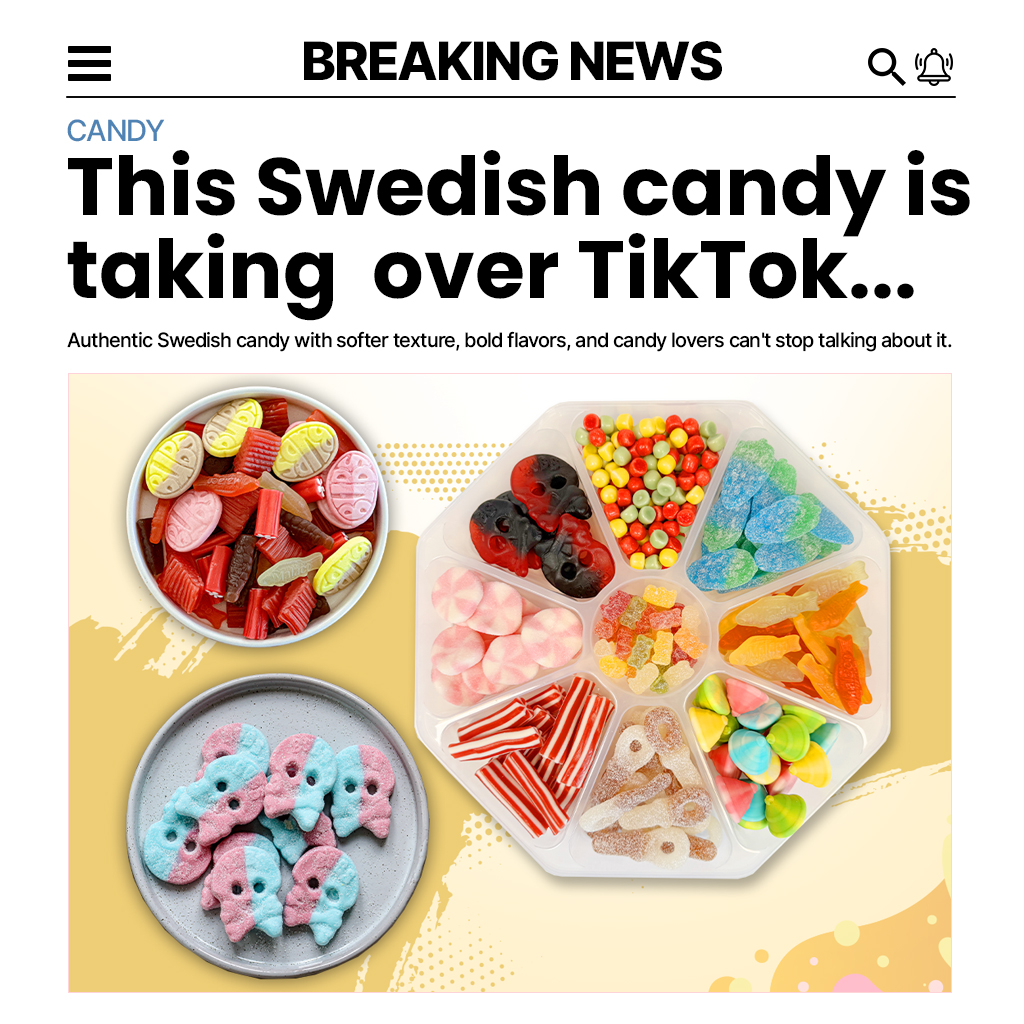 Swedish Candy Land Facebook ad