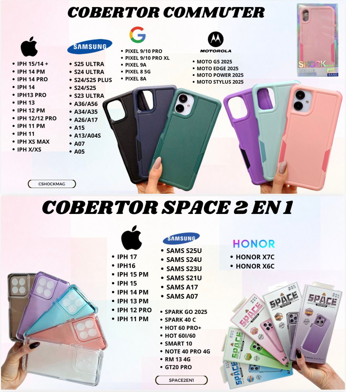 Importacioneslia Facebook ad: VARIEDAD EN ACCESORIOS PARA TU CELULAR