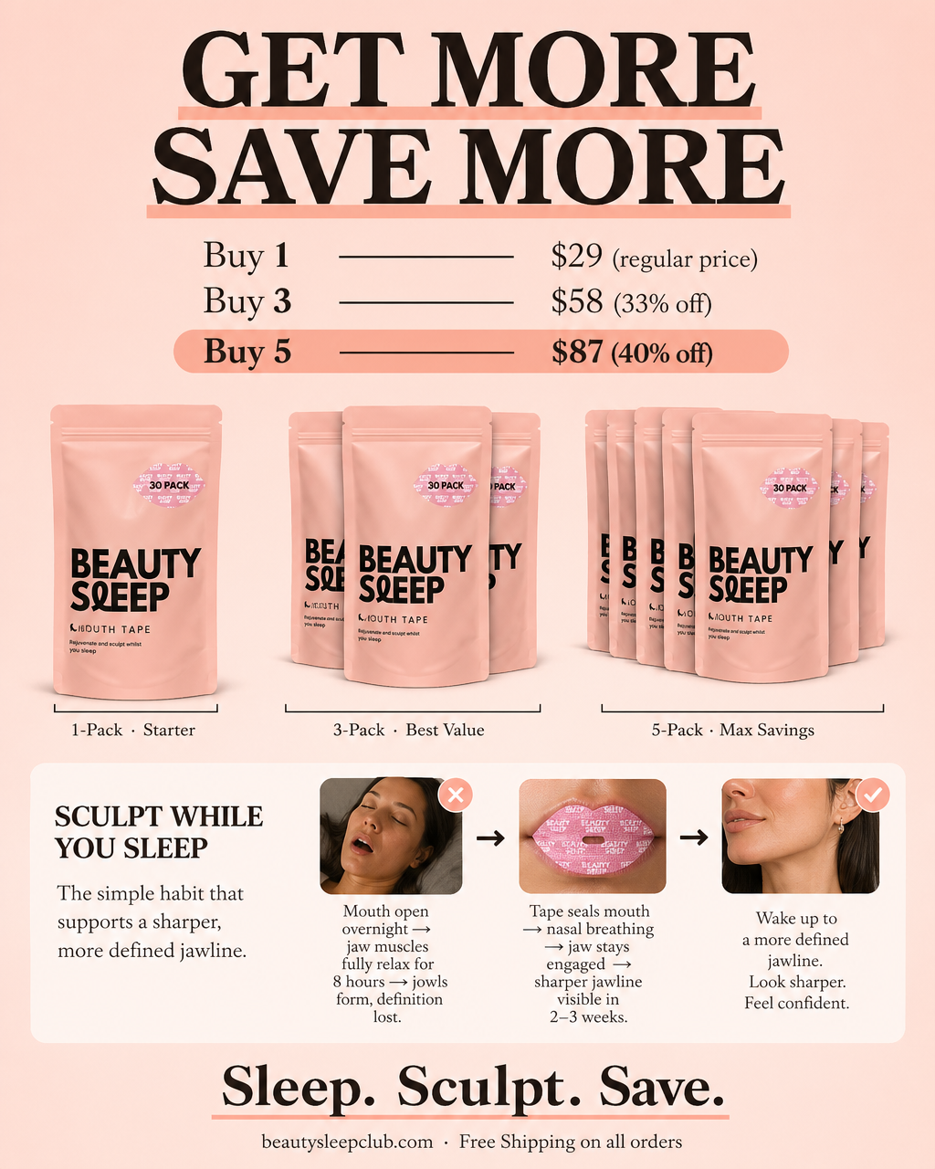Beauty Sleep Facebook ad
