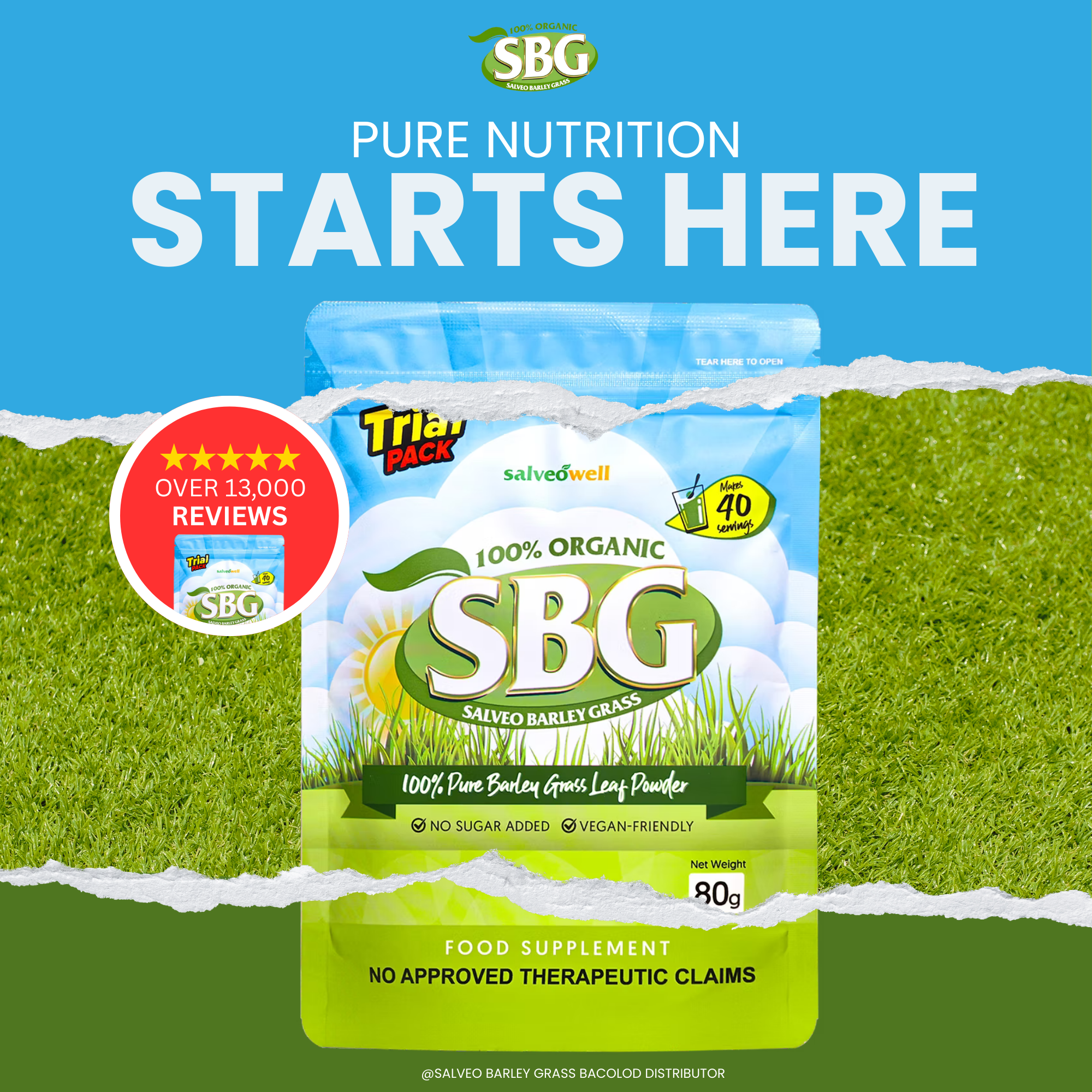 Salveo Barley Grass Iloilo & Guimaras Facebook ad