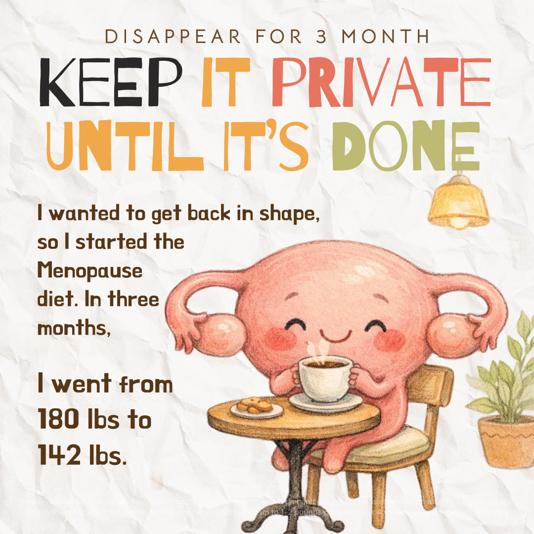 Menopause Diet Plan Facebook ad: Start Your Menopause Diet Today!