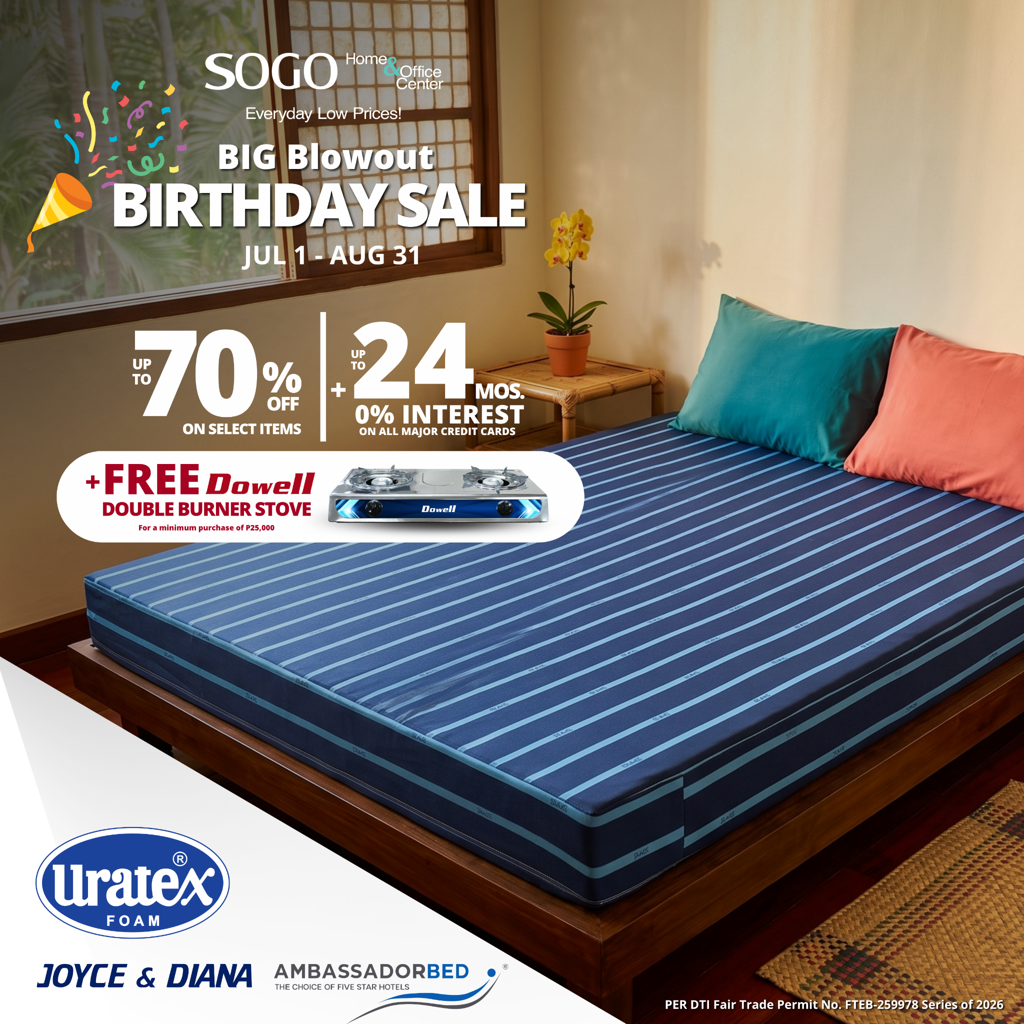 SOGO Home & Office Center Facebook ad