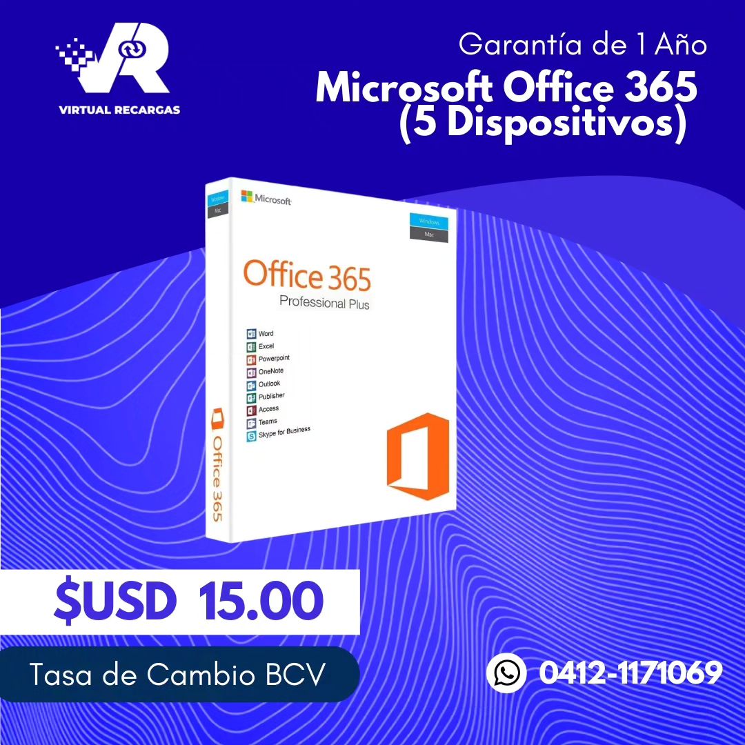 Plantillas VE Facebook ad: * Cuenta de Office 365 Profesional Plus para…