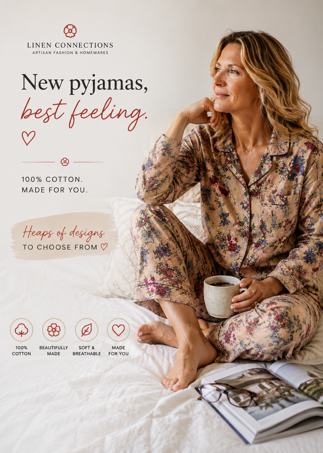 Linen Connections Facebook ad