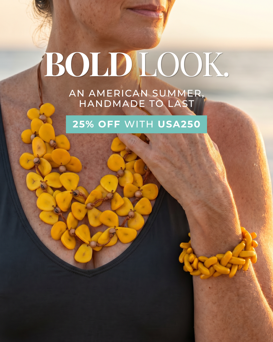 Tagua Jewelry by Soraya Cedeno Facebook ad