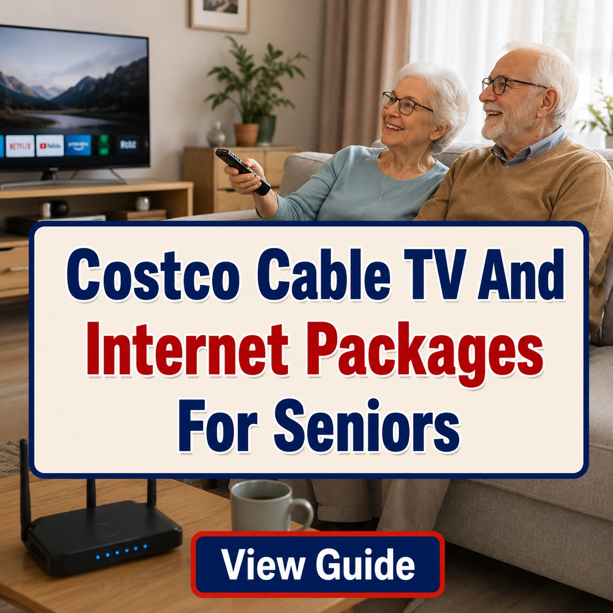 Senior Deals Facebook ad: View Guide: Learn About Costco Cable TV and Internet…