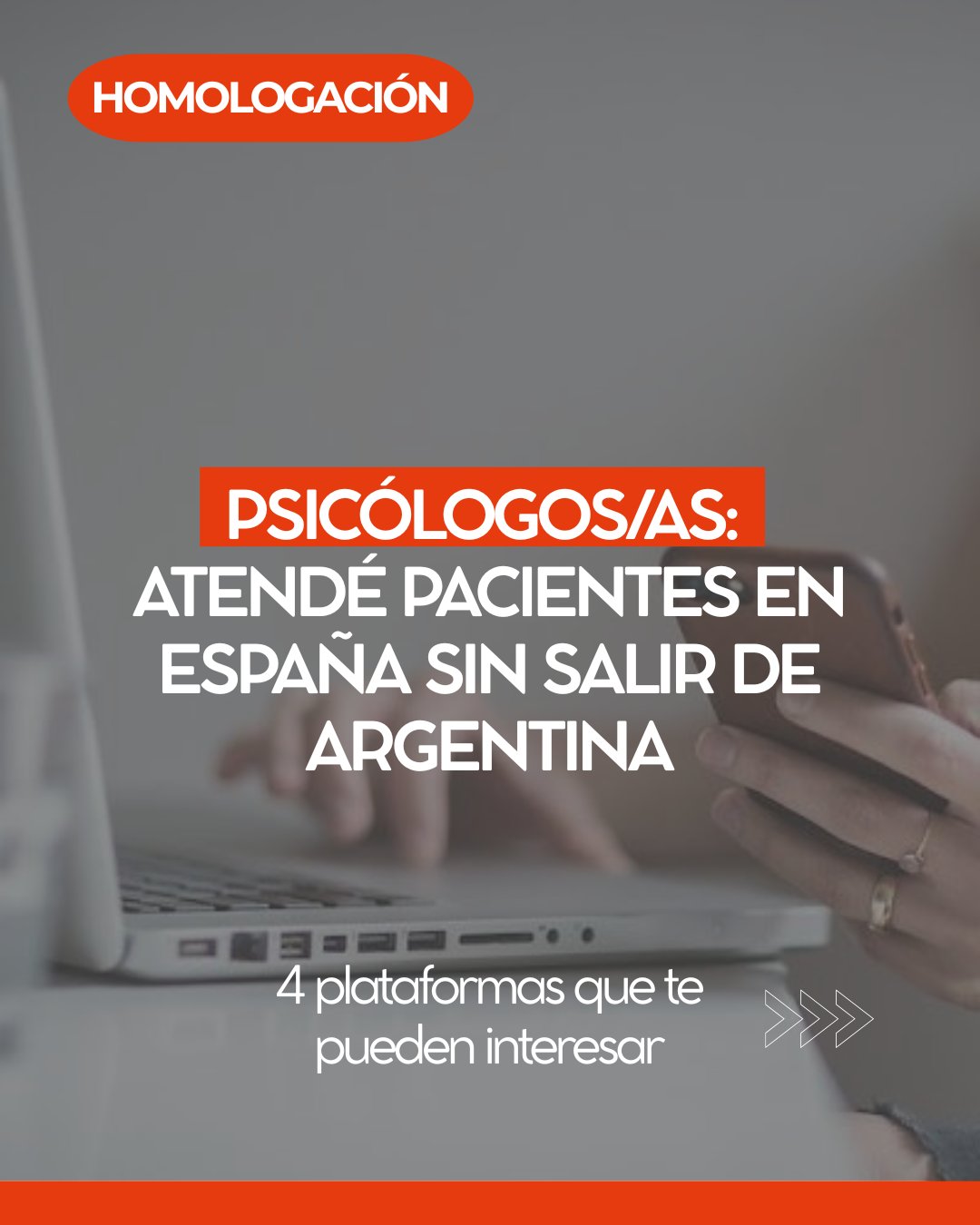 Visando Ando Facebook ad: Psicólogos: atendé pacientes en España sin salir de…