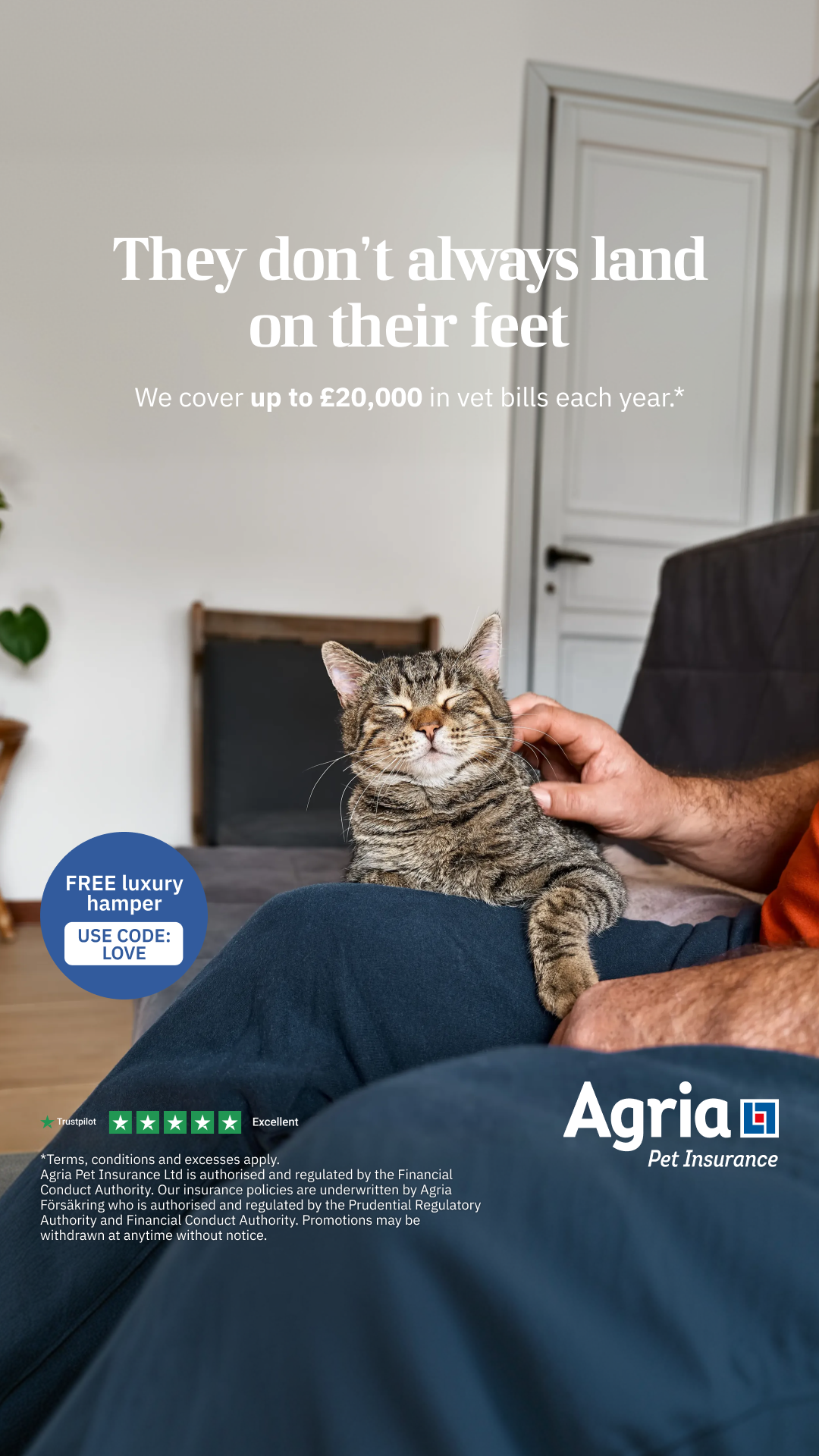 Agria Pet Insurance Facebook ad