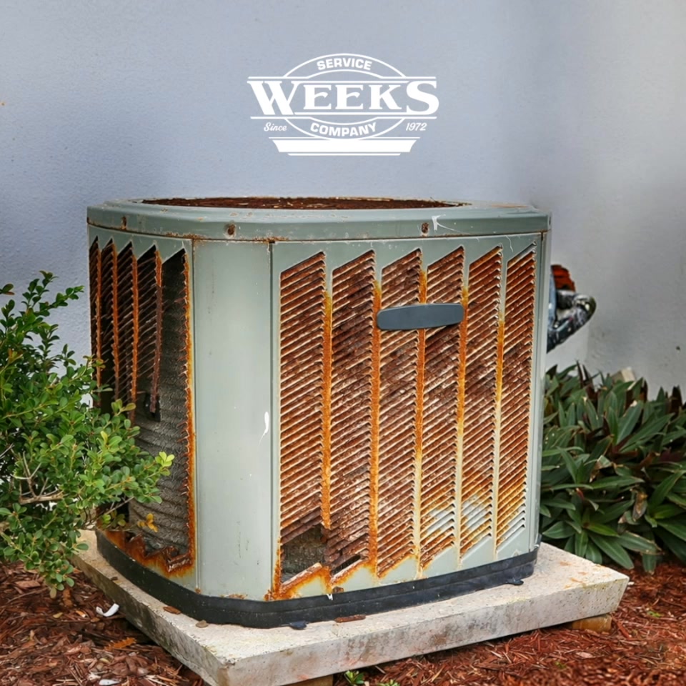 Weeks Service Company Facebook ad from Jul 1, 2026