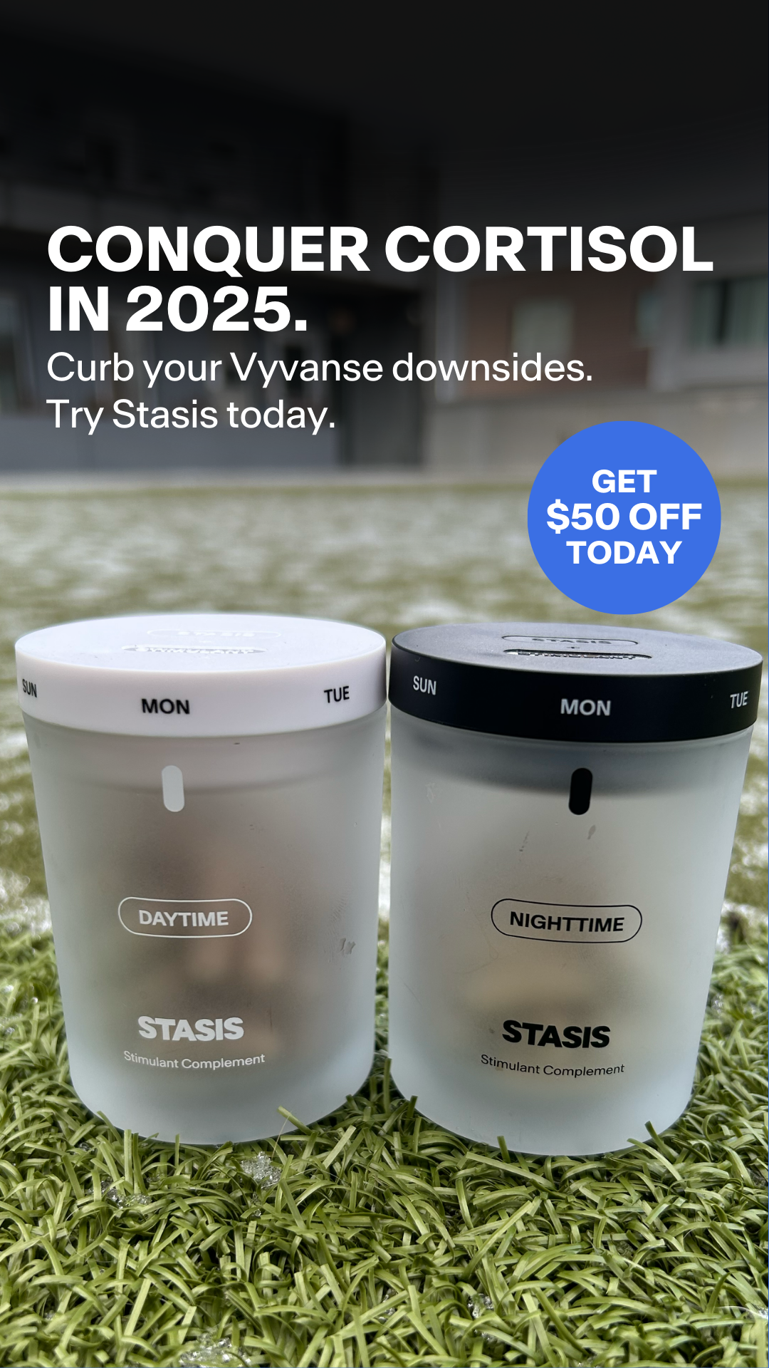 Stasis Facebook ad