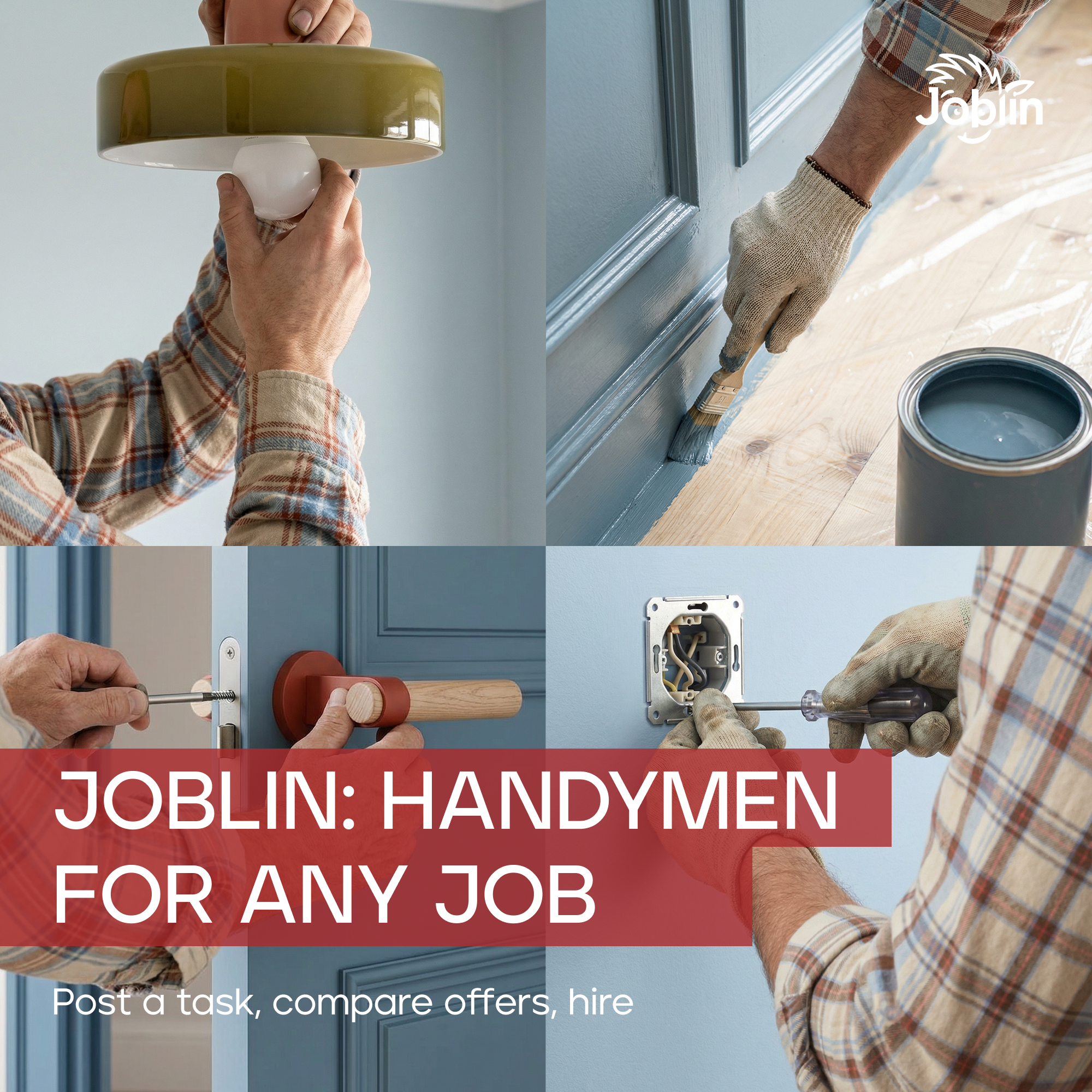 Joblin Facebook ad: Handyman services in Luxembourg | Joblin.lu