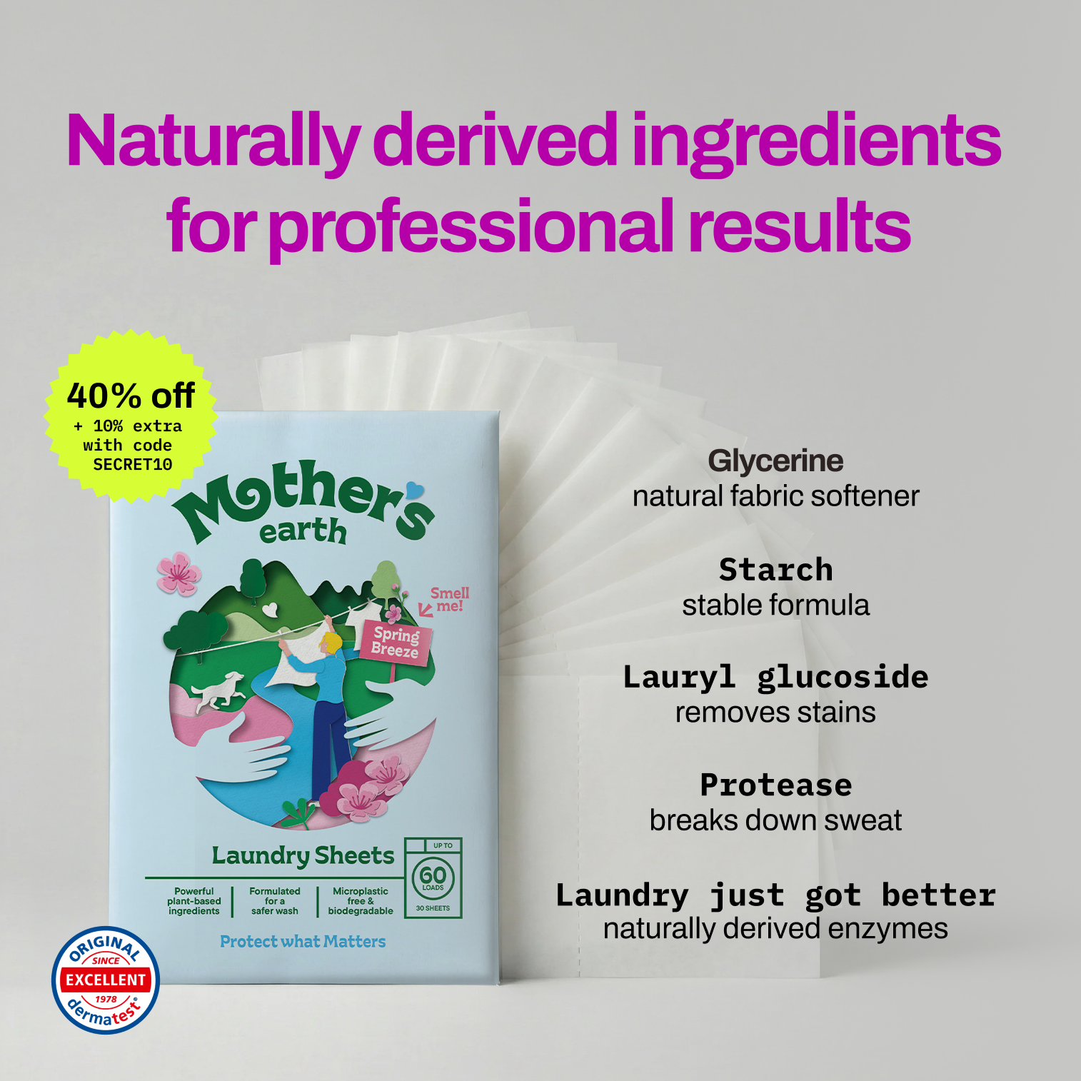 Mothers Earth Facebook ad