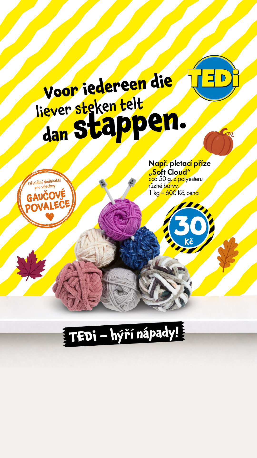 TEDi Česko Facebook ad: Horké novinky: TEDi