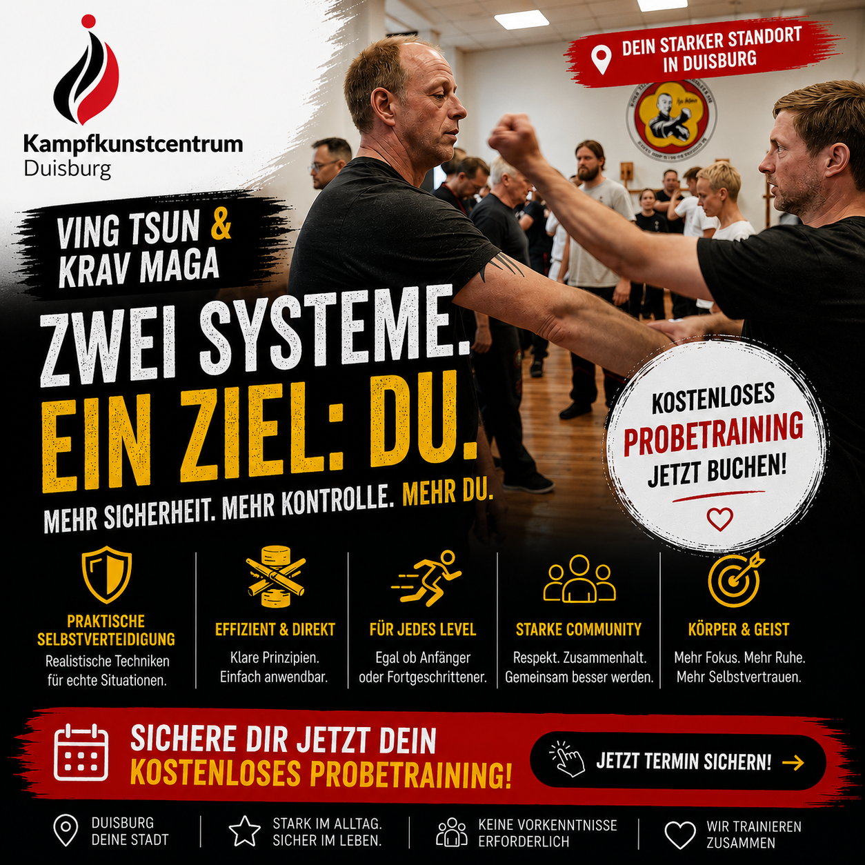 Kampfkunstcentrum Duisburg - Ip Man Wing Chun Facebook ad
