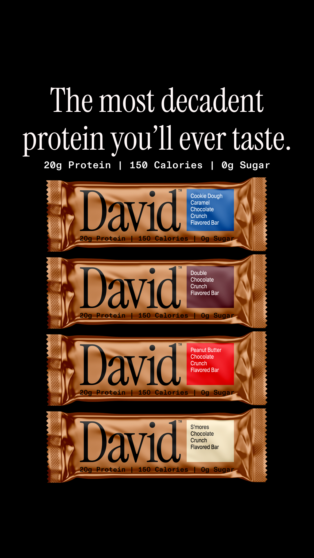 David Protein Facebook ad
