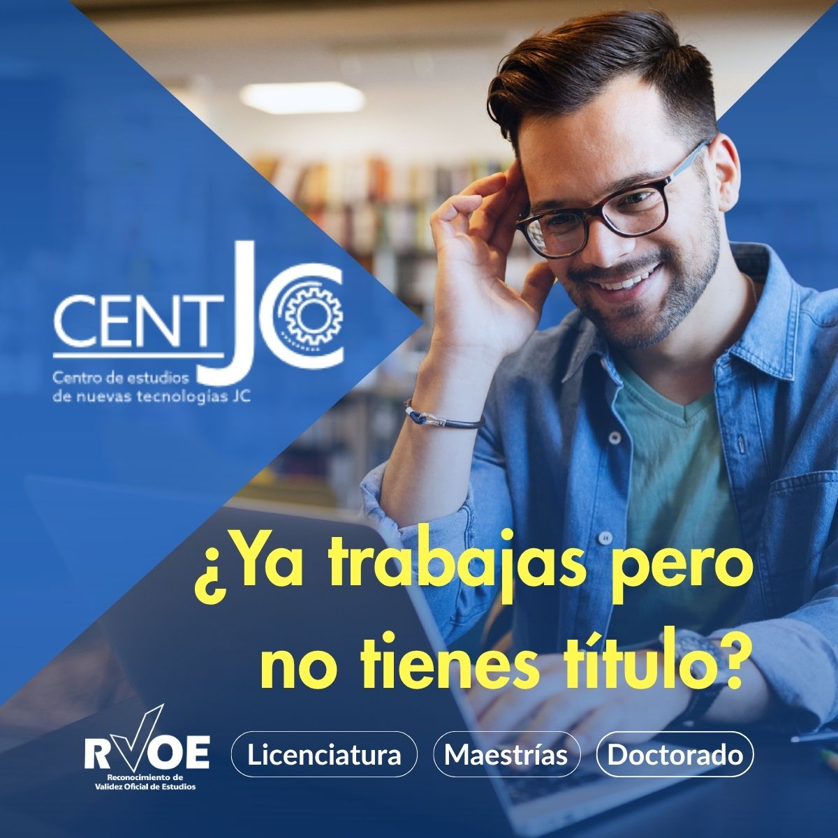 Centro de Estudios de Nuevas Tecnologías JC Facebook ad: Solicita más información