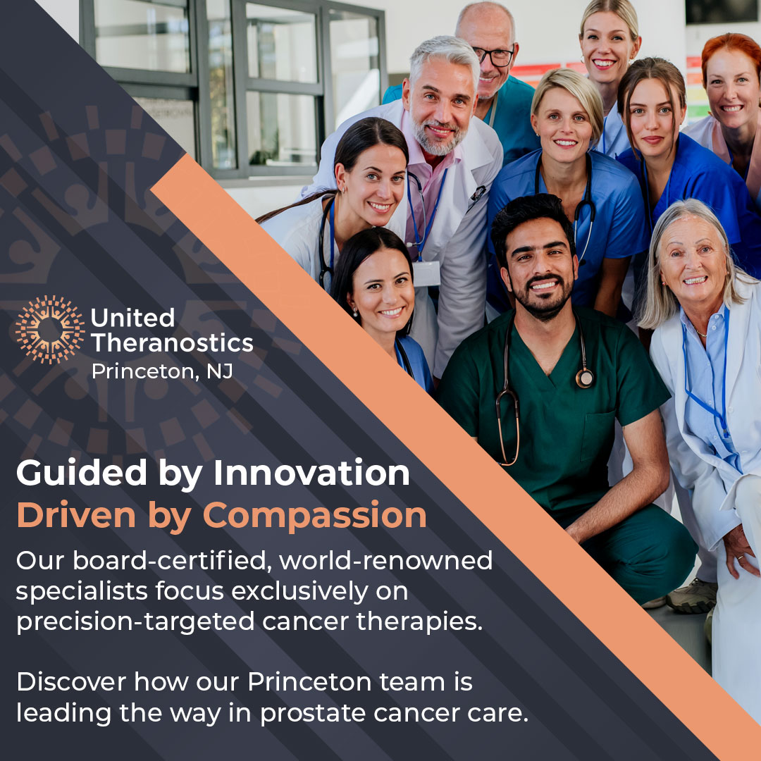 United Theranostics Facebook ad: Treatments in Princeton, NJ