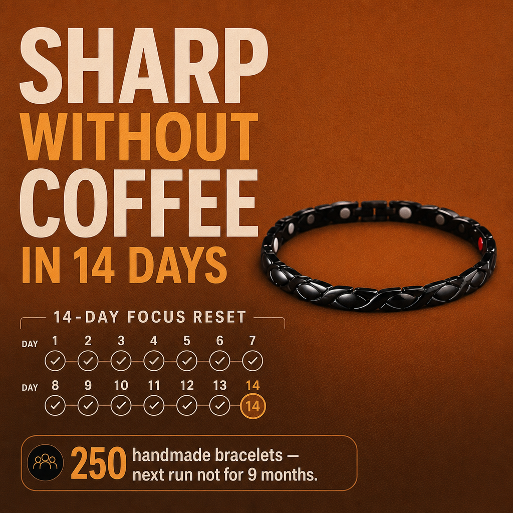 Karma Items Facebook ad: Caffeine-free focus in 2 weeks