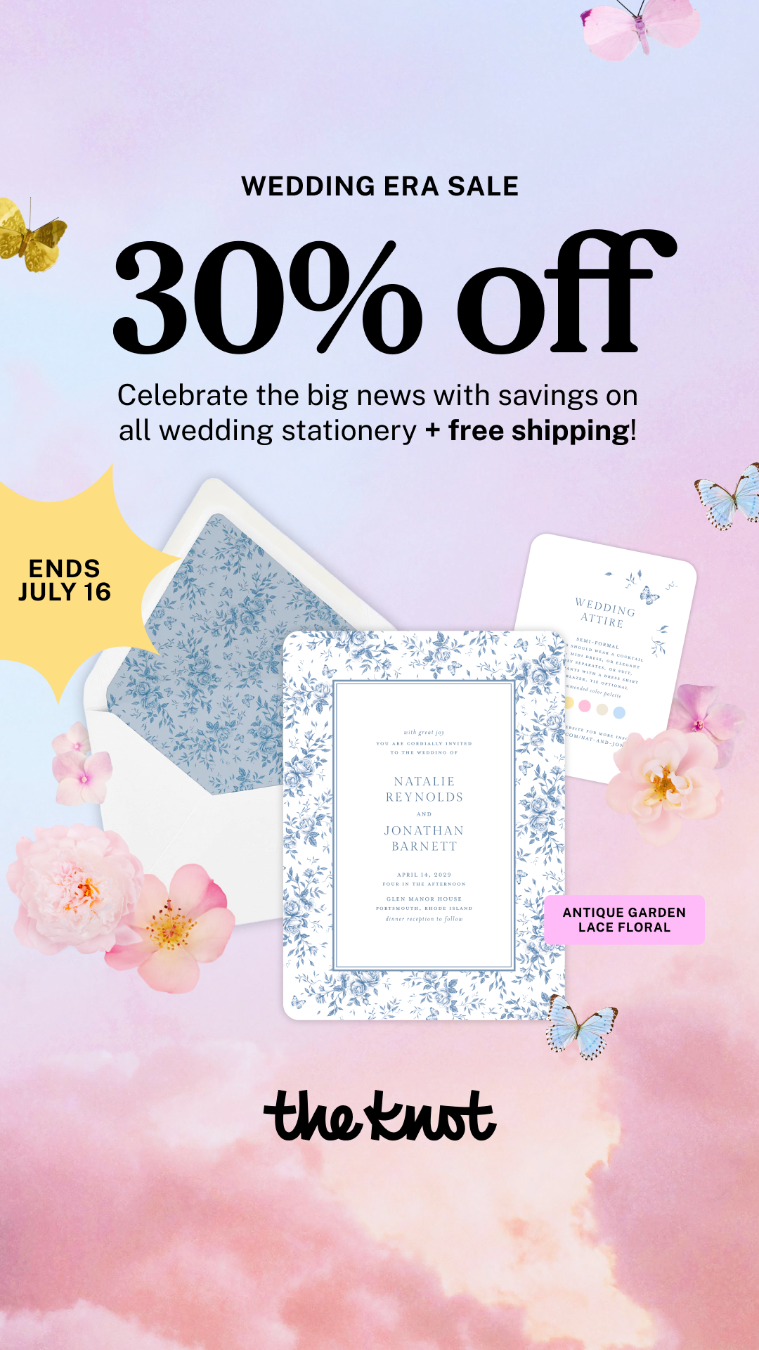 The Knot Facebook ad