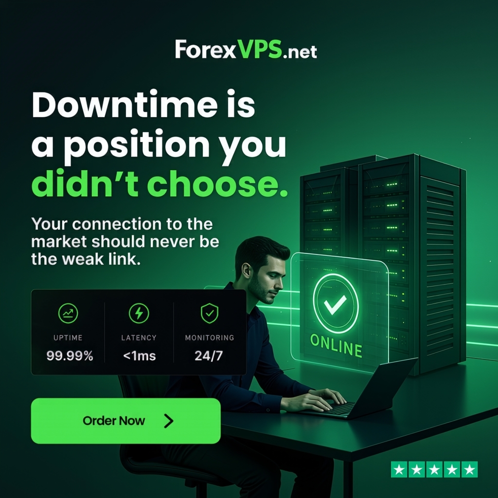 ForexVPS.net Facebook ad: VPS Optimized for Traders
