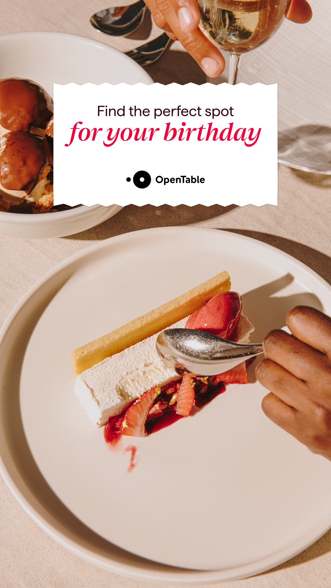 OpenTable Facebook ad
