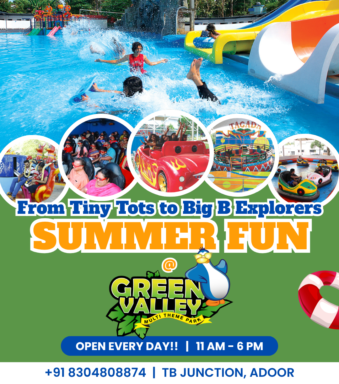 Green Valley, Adoor Facebook ad: Beat the heat this Vacation at Green Valley Multi Theme…
