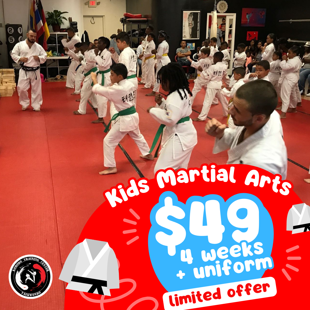 Komodo Training Center Facebook ad: Fun Kids Martial Arts Classes, Start Today!