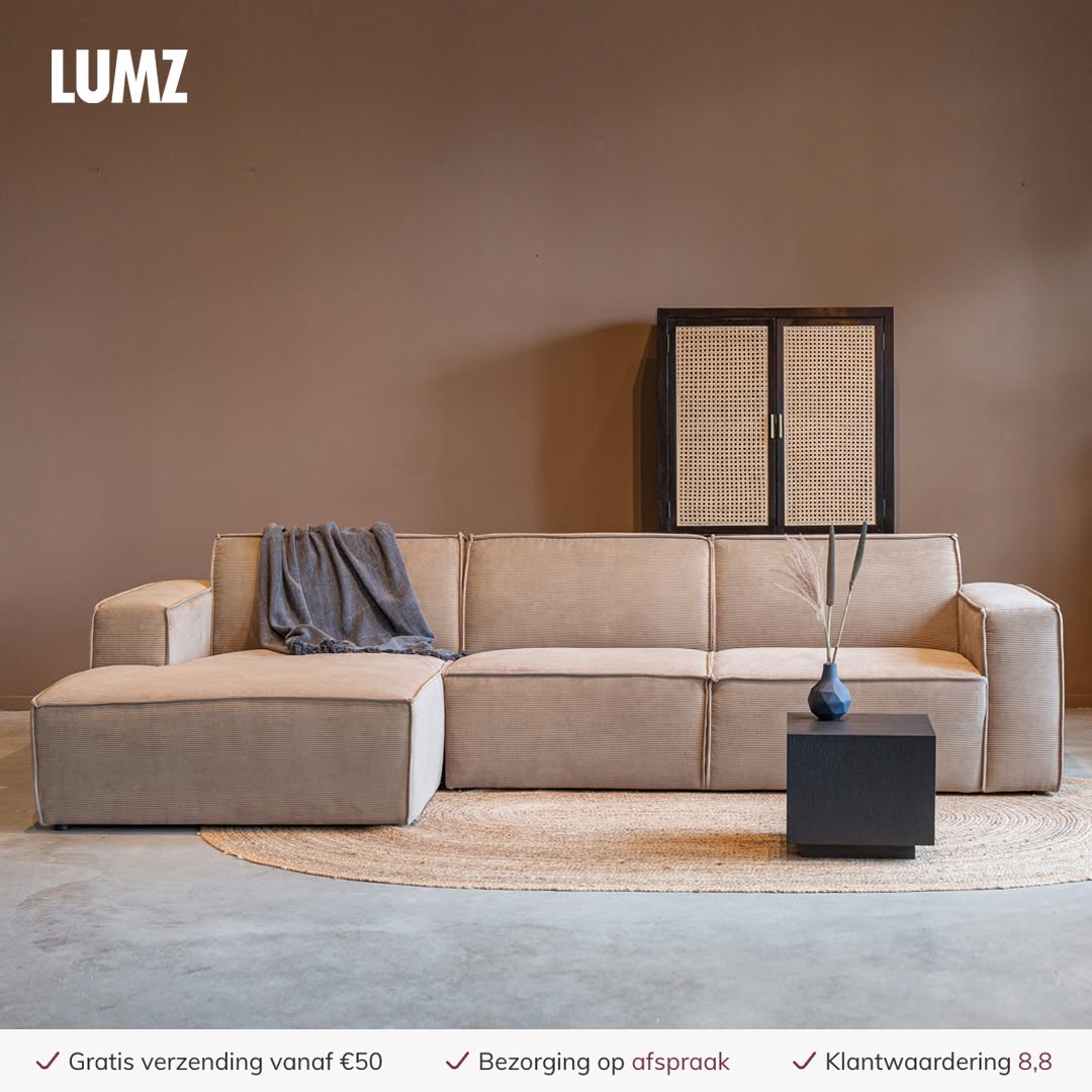 LUMZ Facebook ad: Héél veel banken direct uit voorraad!