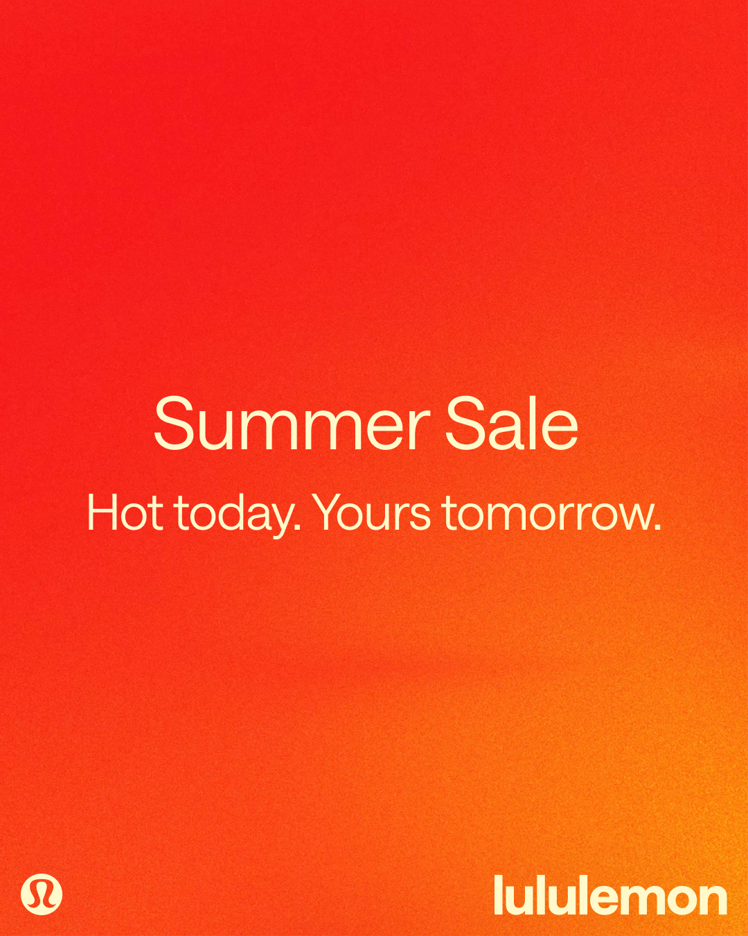 lululemon Facebook ad