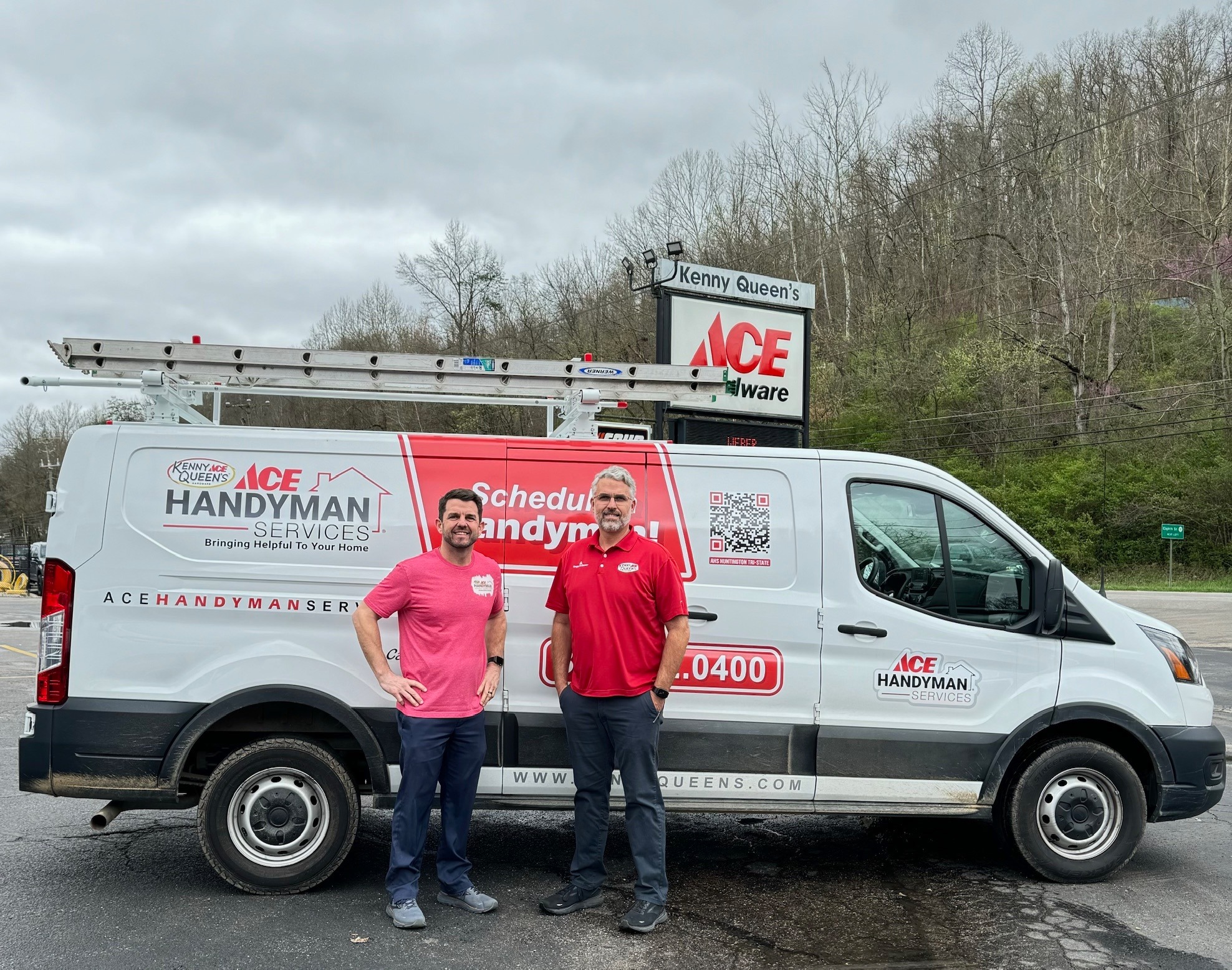 Ace Handyman Services Huntington Tri-State Facebook ad from Apr 11, 2025