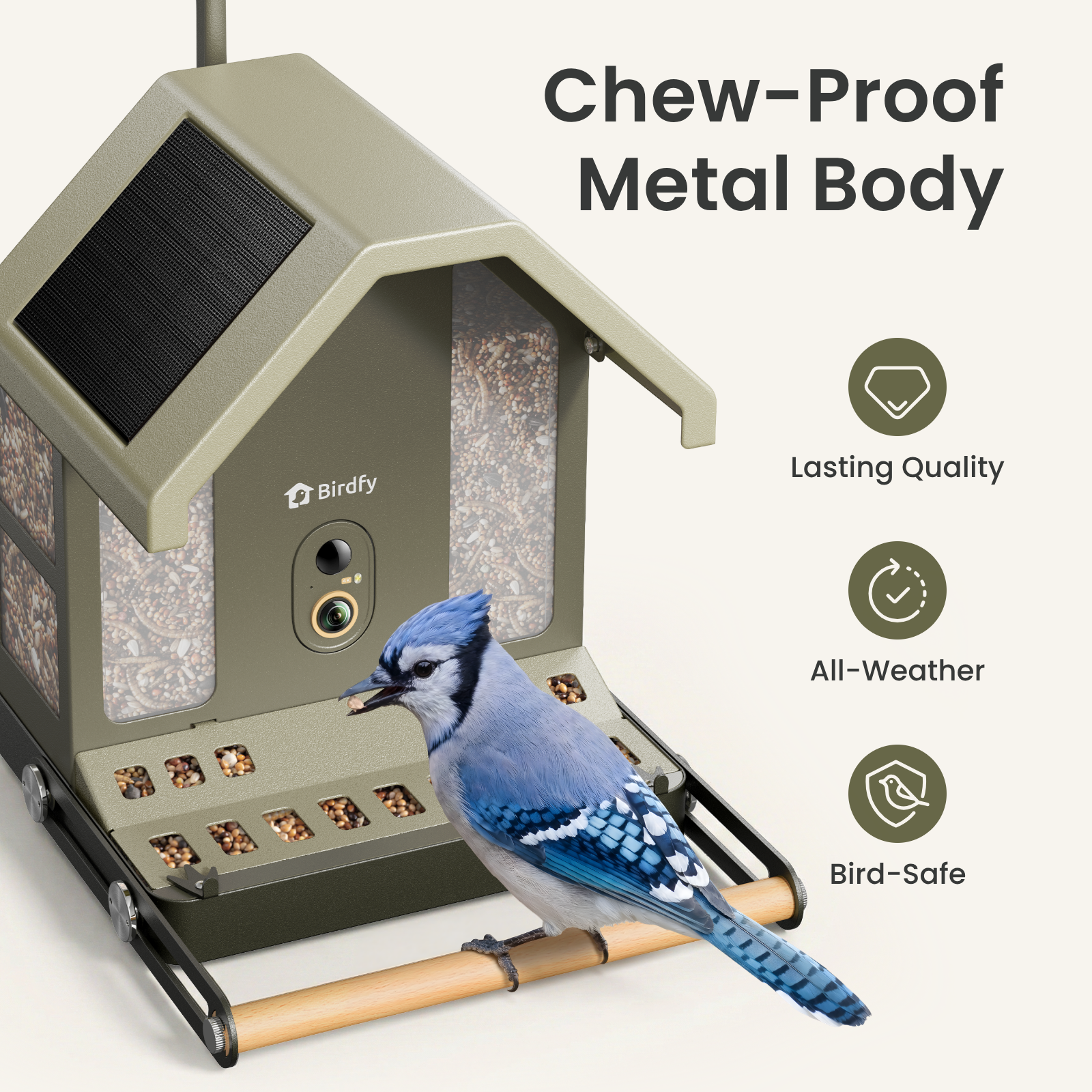 Birdfy by Netvue Facebook ad: Smooth & Stable Bird Watching