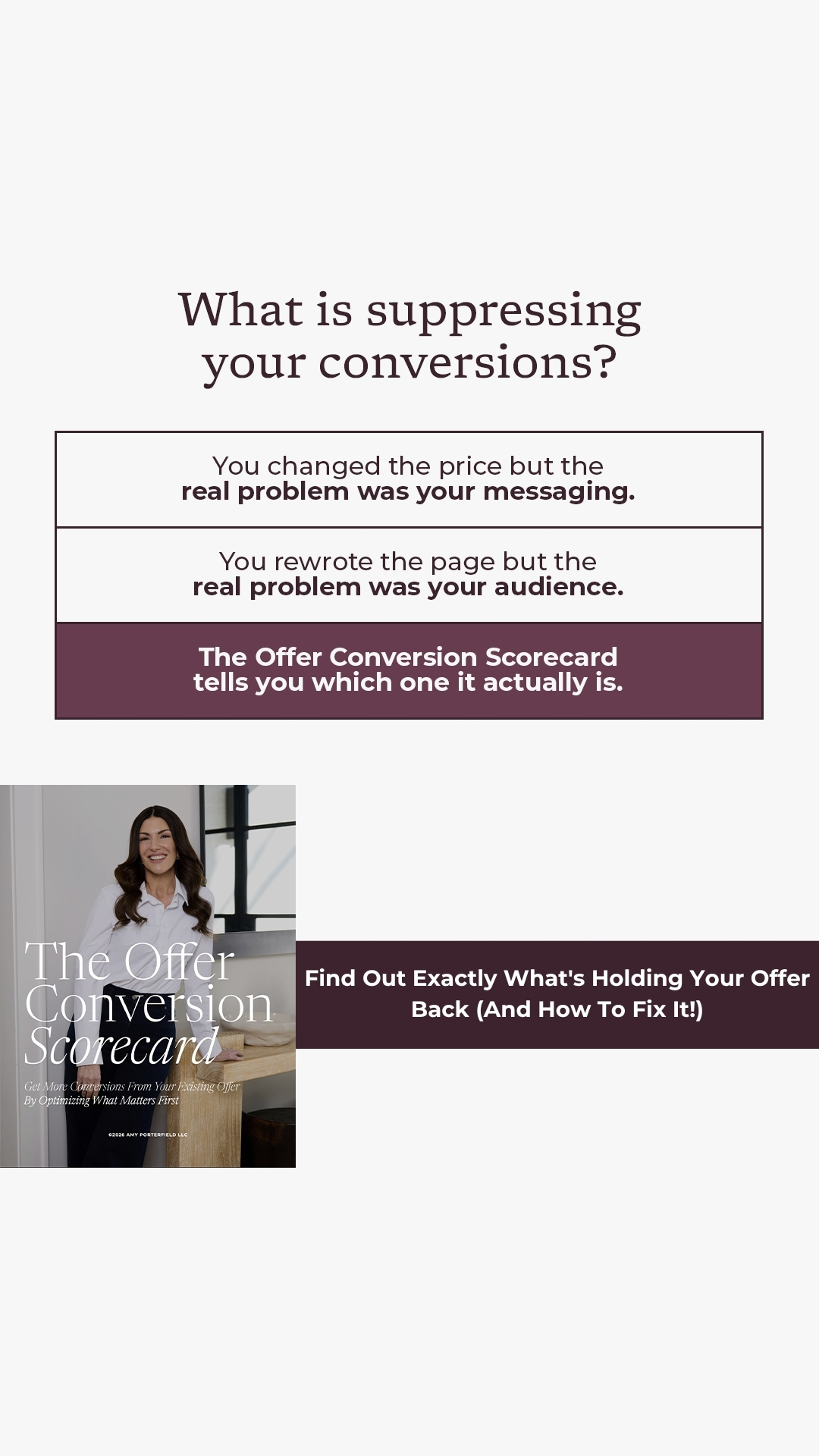 Amy Porterfield Facebook ad