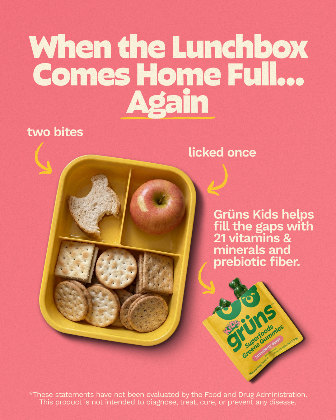 Grüns Kids Facebook ad