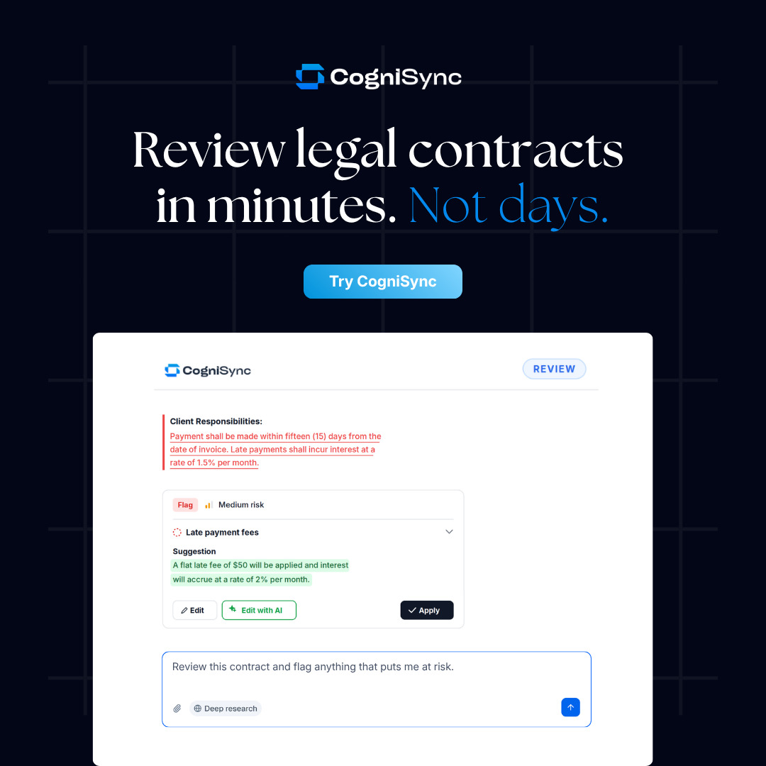 CogniSync AI Facebook ad: AI Built for Solo Lawyers, $69/month