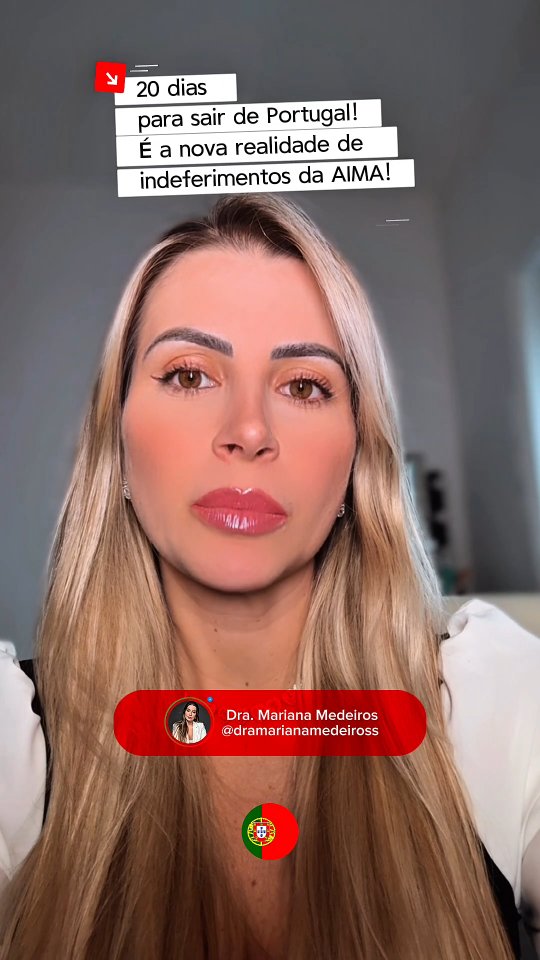 Mariana Medeiros Facebook ad: 20 dias para sair de Portugal.