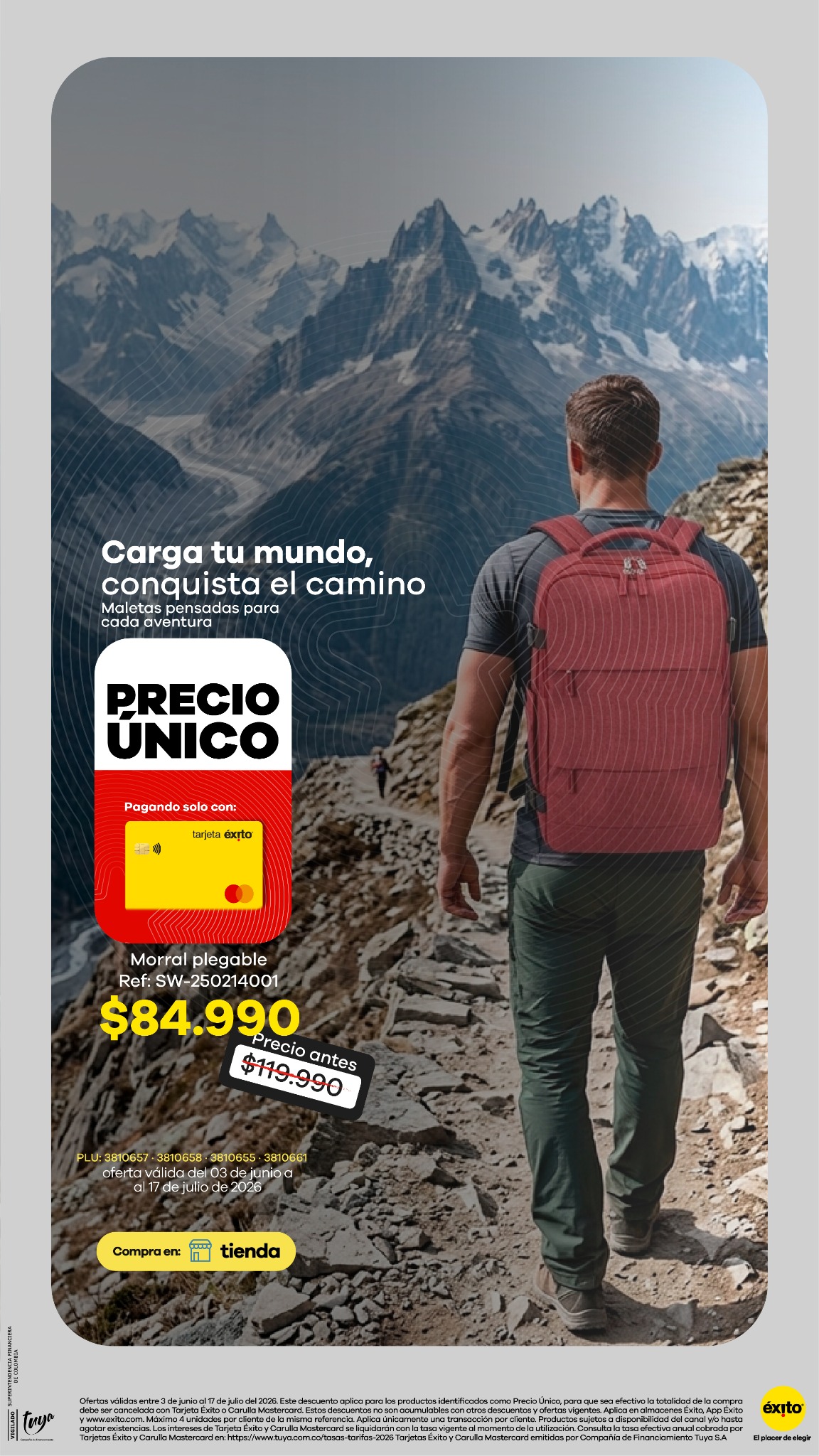 Éxito Facebook ad