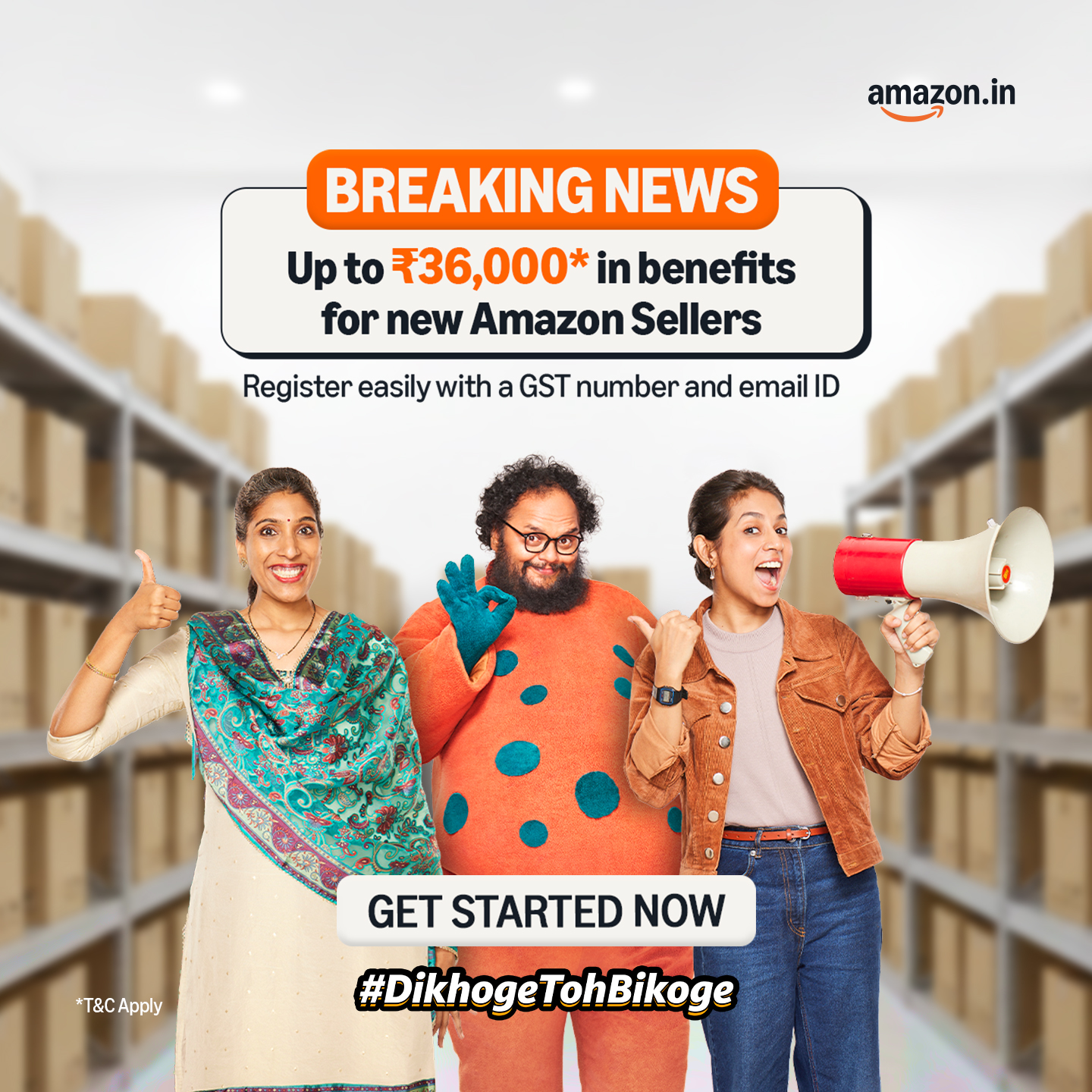 Sell on Amazon Facebook ad from Jan 6, 2026