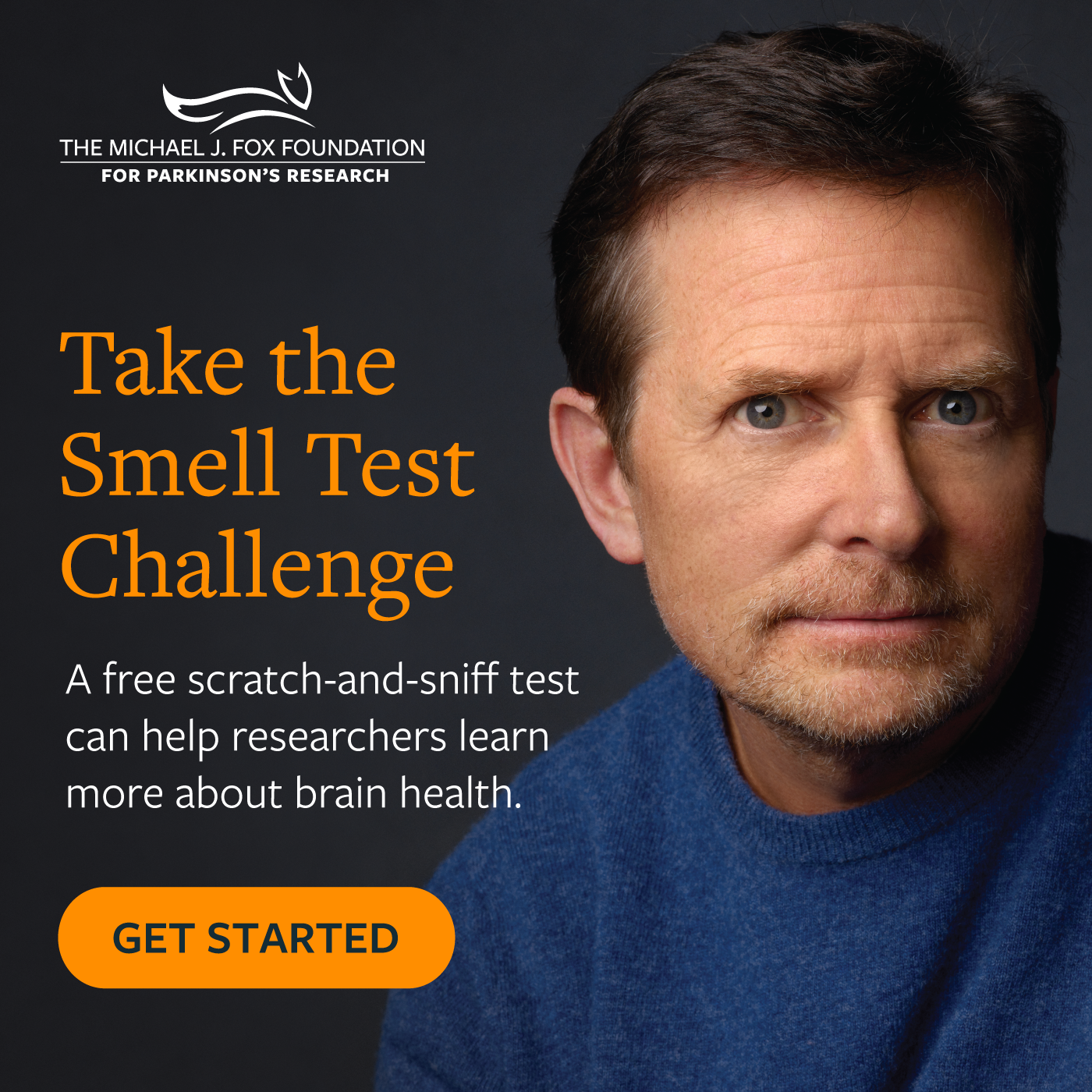 The Michael J. Fox Foundation for Parkinson's Research Facebook ad