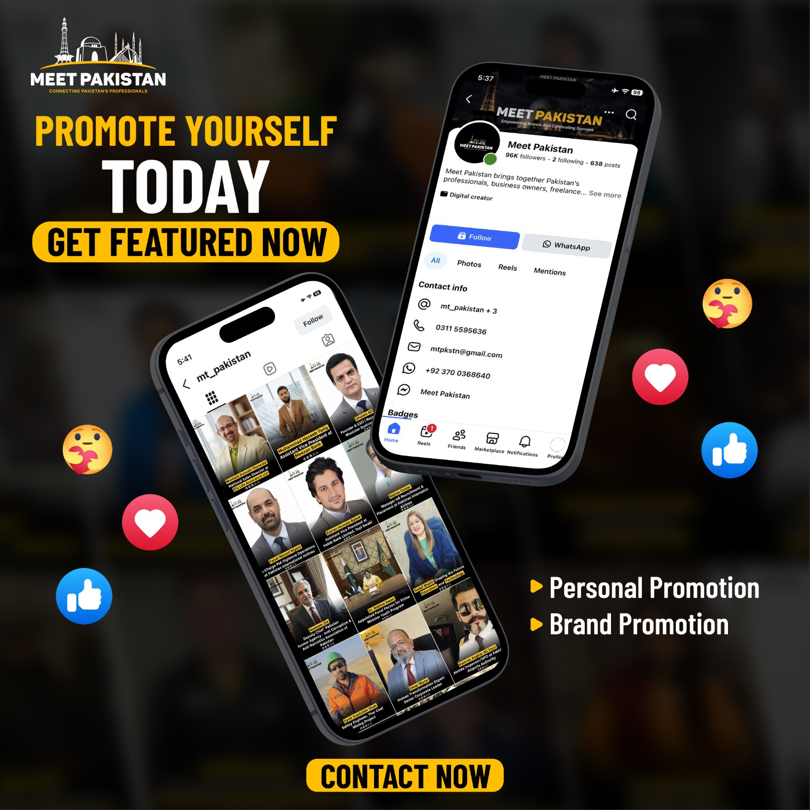Meet Pakistan Facebook ad