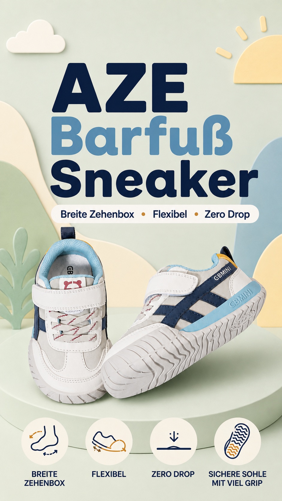 Ebmini - Kinder Barfußschuhe Facebook ad