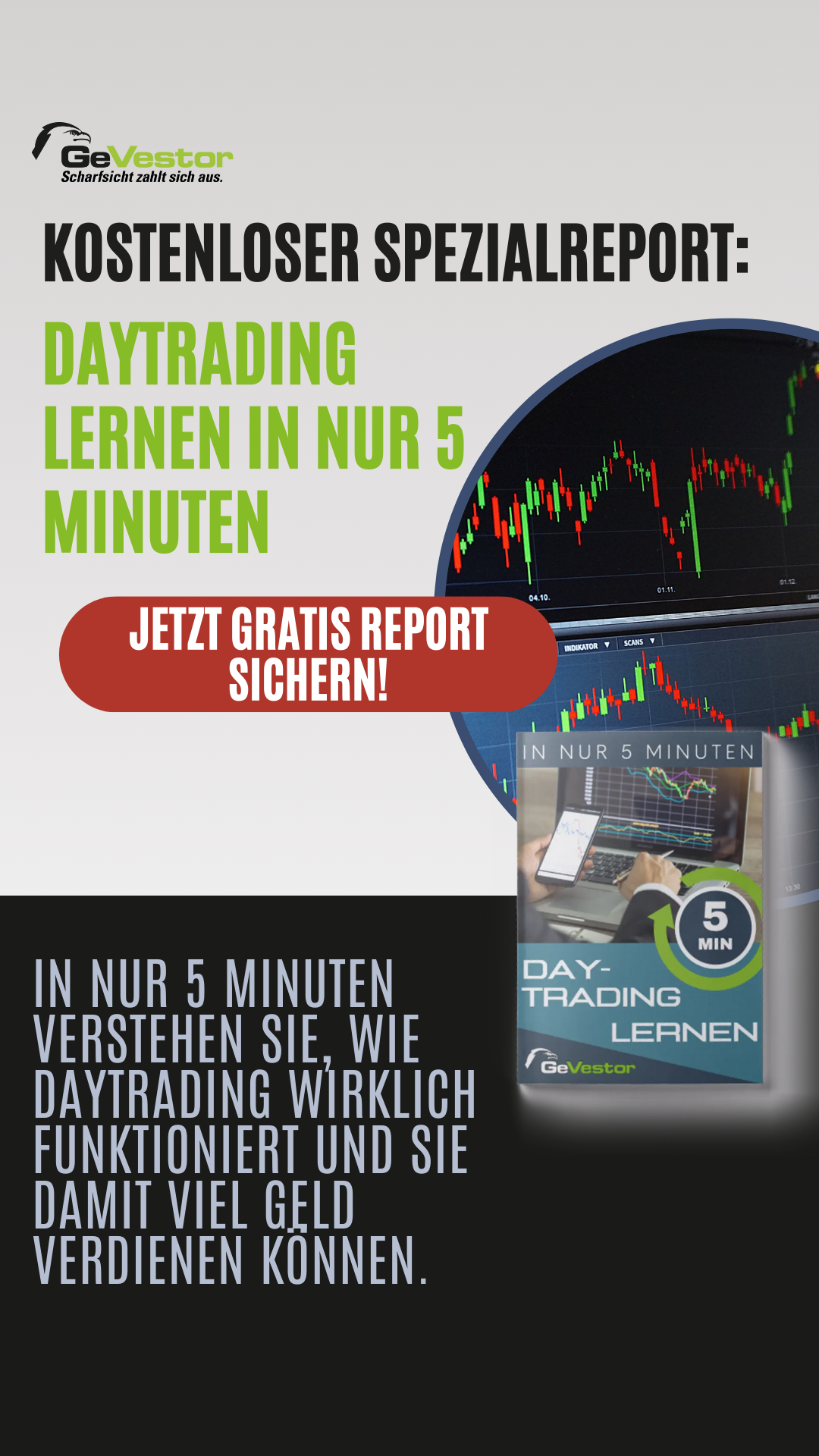 GeVestor Geldanlage Strategien Facebook ad from May 4, 2026