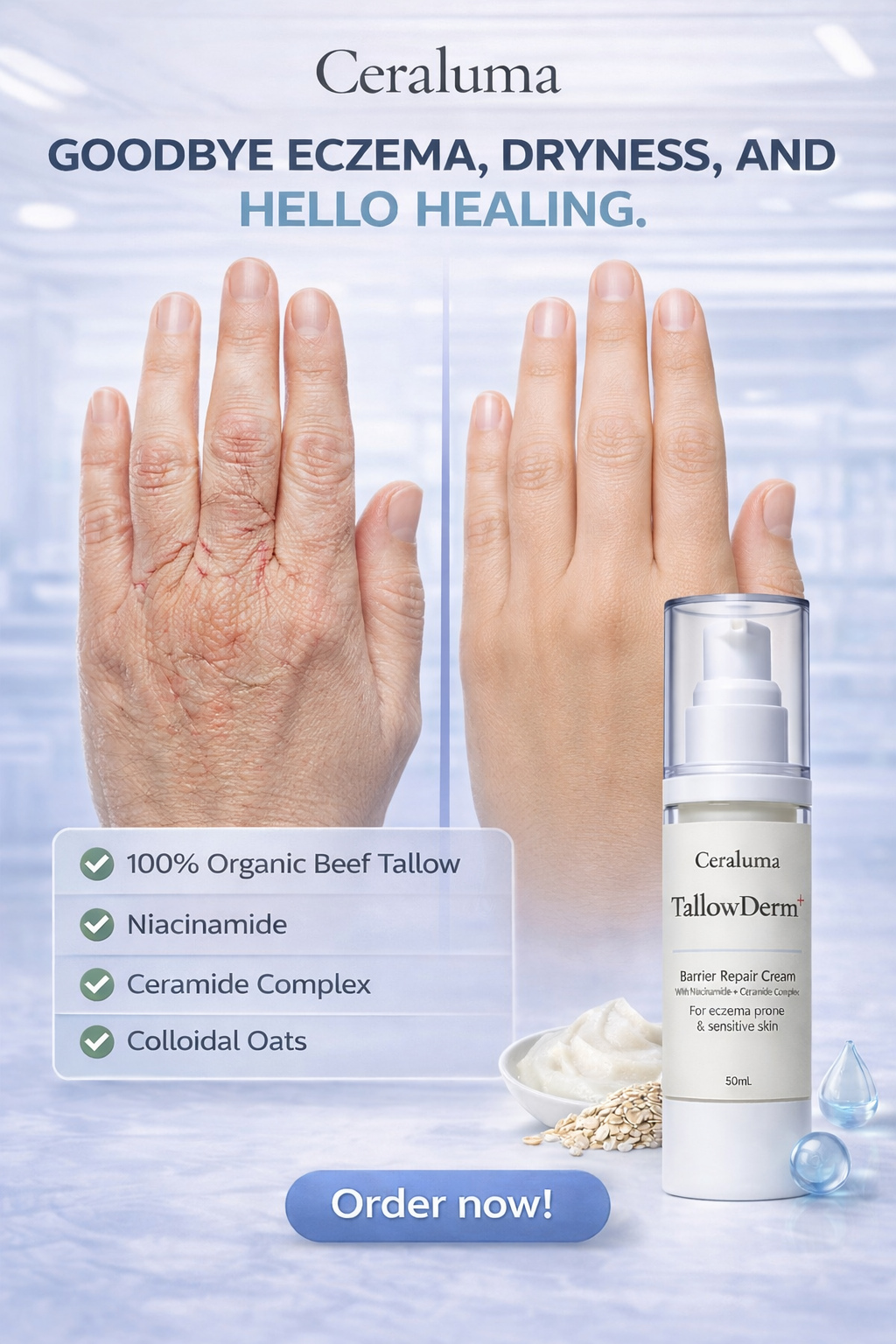 Ceraluma TallowDerm+ Facebook ad