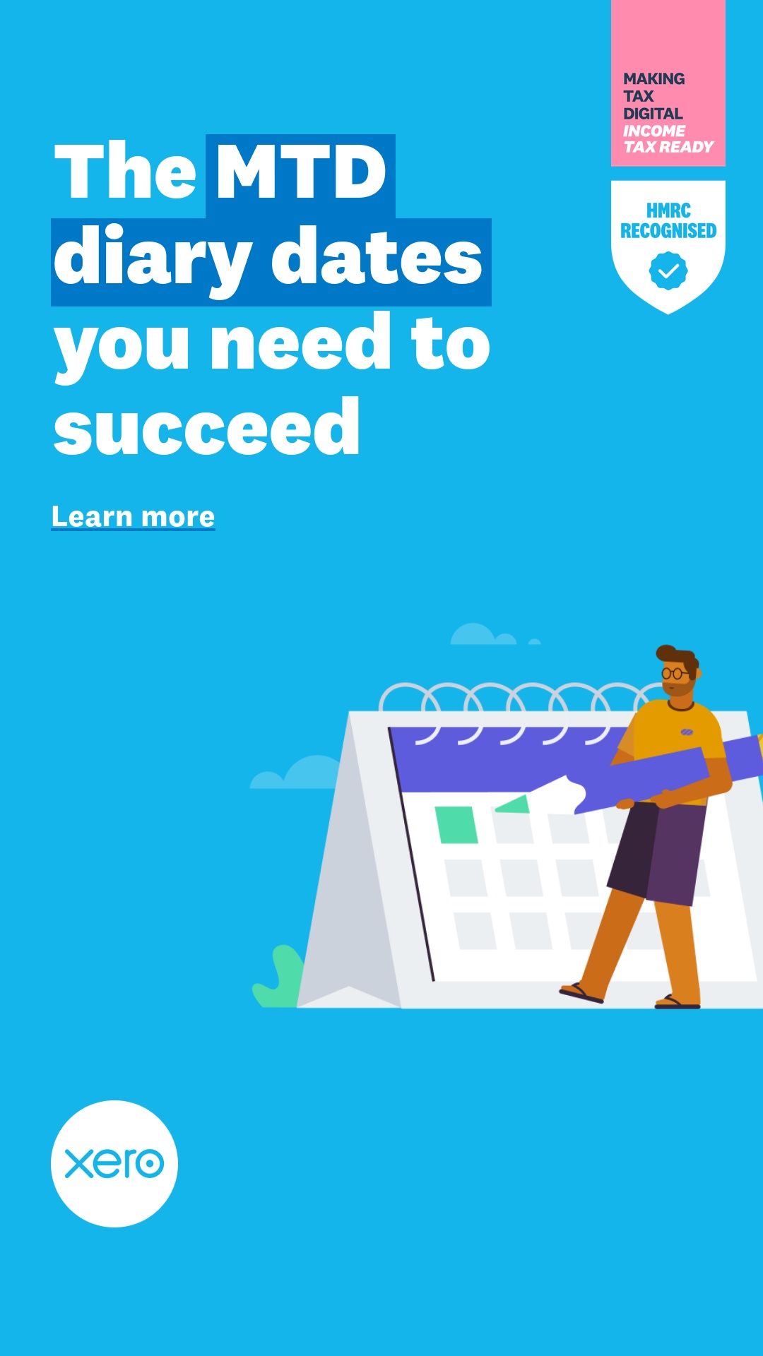 Xero Facebook ad: 90% off first 6 months