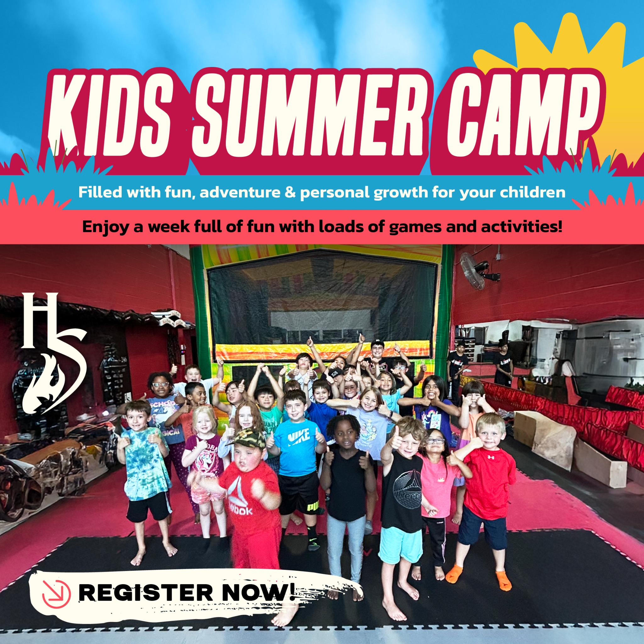 Hotshot Athletic Martial Arts - Kitchener Facebook ad: Kids Summer Camp!