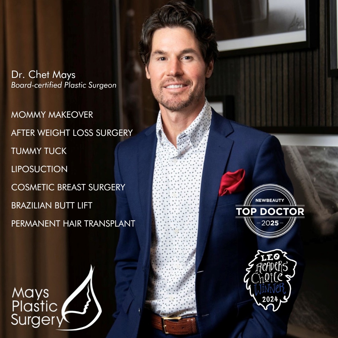 drchetmays Facebook ad: Schedule your surgery consultation now