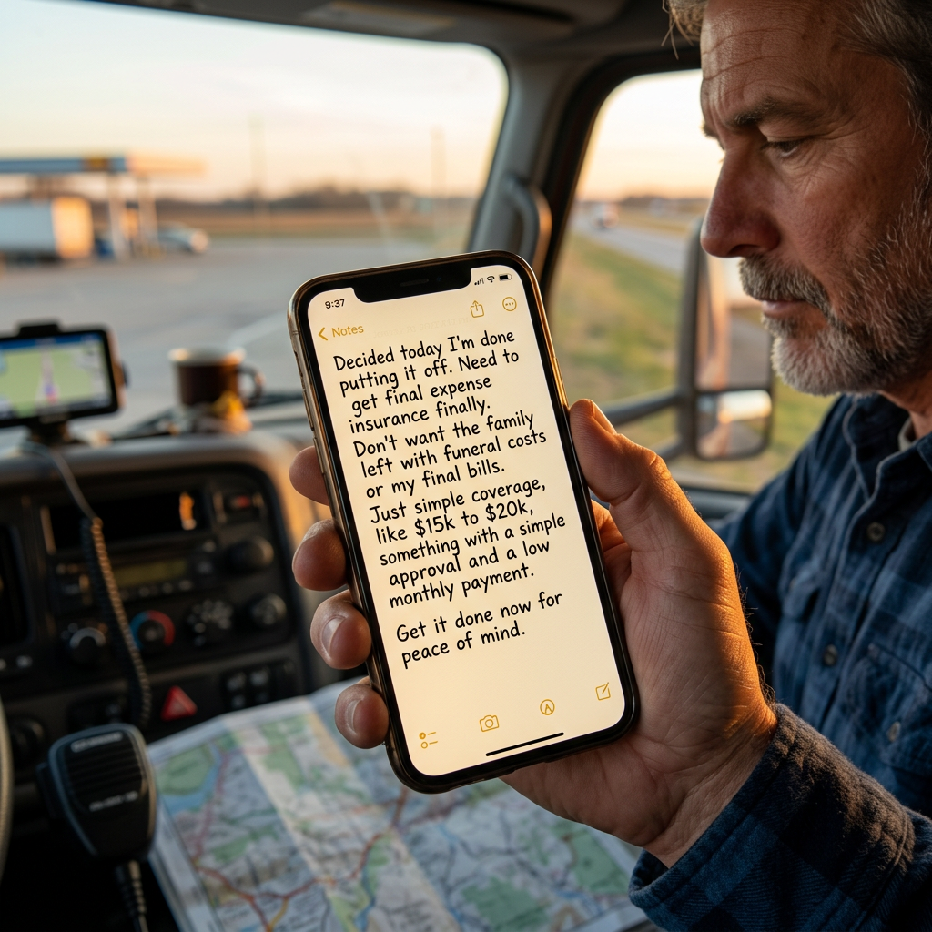 My Affordable Trucker Insurance Facebook ad