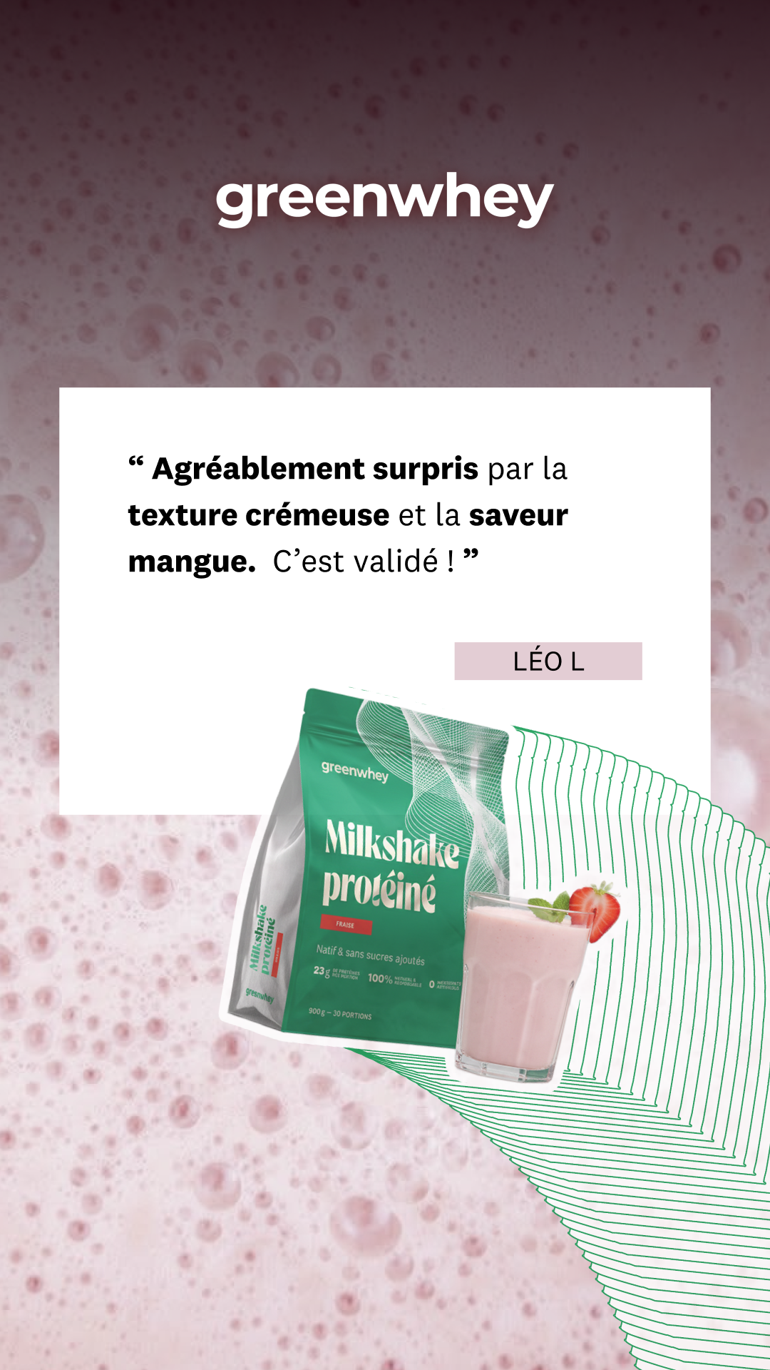 greenwhey Facebook ad